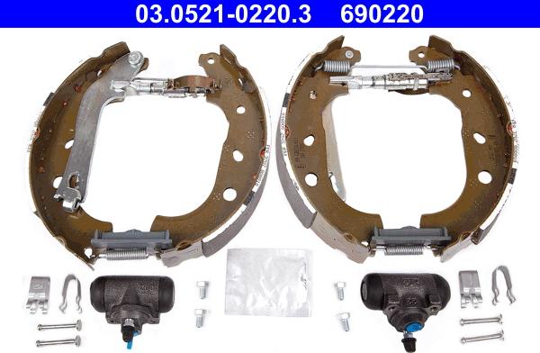 ATE 03.0521-0220.3 - Jarrukenkäsarja inparts.fi