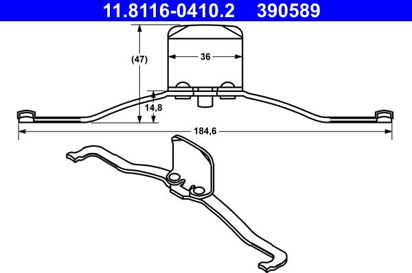 ATE 11.8116-0410.2 - Jousi, jarrusatula inparts.fi