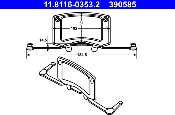 ATE 11.8116-0353.2 - Jousi, jarrusatula inparts.fi