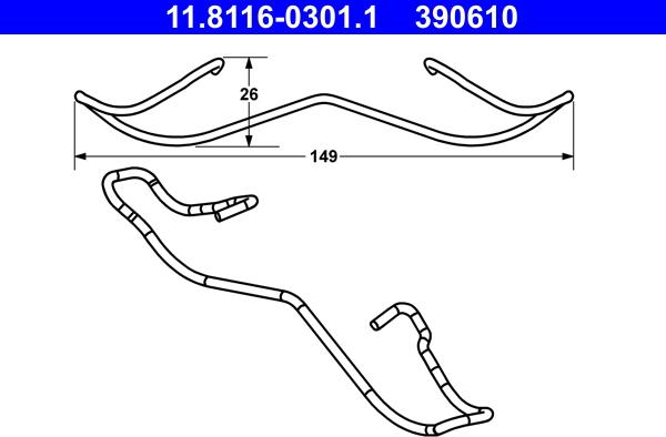 ATE 11.8116-0301.1 - Jousi, jarrusatula inparts.fi