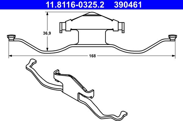 ATE 11.8116-0325.2 - Jousi, jarrusatula inparts.fi