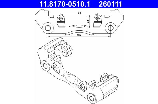 ATE 11.8170-0510.1 - Pidike, jarrusatula inparts.fi