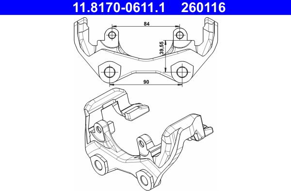 ATE 11.8170-0611.1 - Pidike, jarrusatula inparts.fi