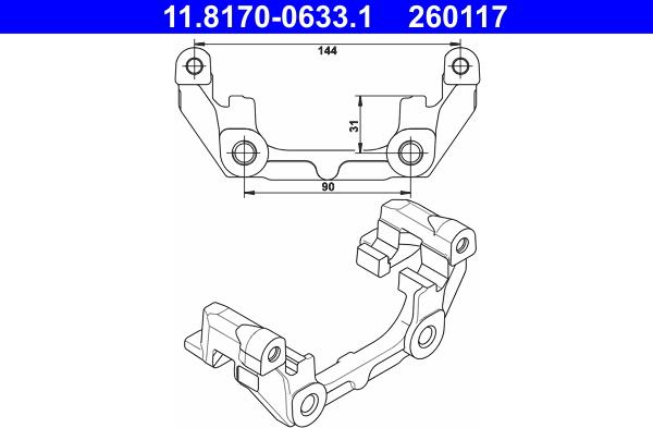 ATE 11.8170-0633.1 - Pidike, jarrusatula inparts.fi