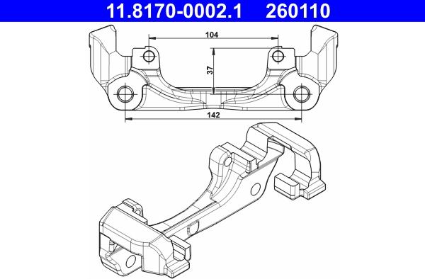 ATE 11.8170-0002.1 - Pidike, jarrusatula inparts.fi