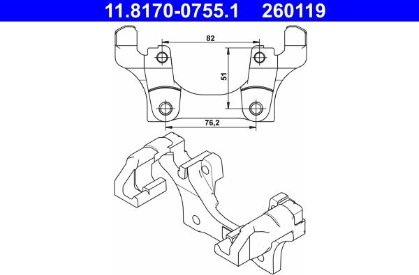 ATE 11.8170-0755.1 - Pidike, jarrusatula inparts.fi