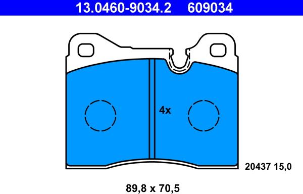 ATE 13.0460-9034.2 - Jarrupala, levyjarru inparts.fi