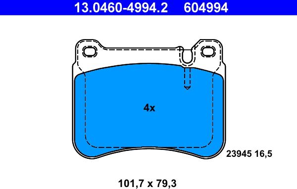 ATE 13.0460-4994.2 - Jarrupala, levyjarru inparts.fi