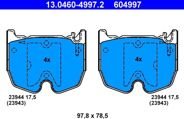 ATE 13.0460-4997.2 - Jarrupala, levyjarru inparts.fi