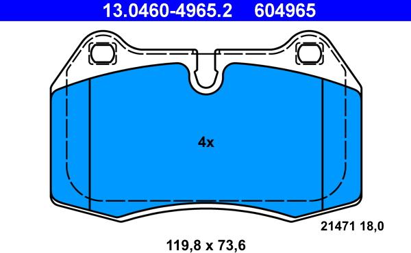 ATE 13.0460-4965.2 - Jarrupala, levyjarru inparts.fi