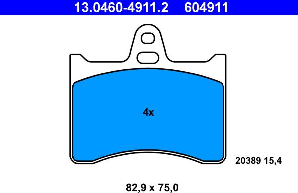 ATE 13.0460-4911.2 - Jarrupala, levyjarru inparts.fi