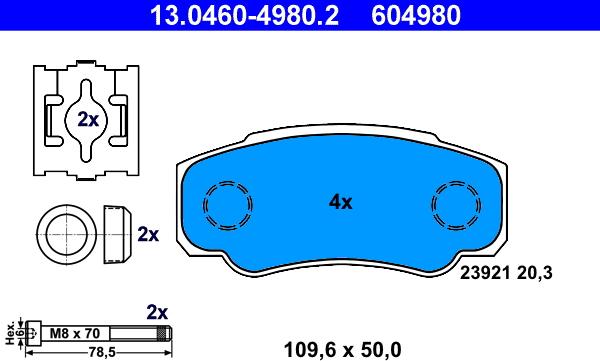 ATE 13.0460-4980.2 - Jarrupala, levyjarru inparts.fi