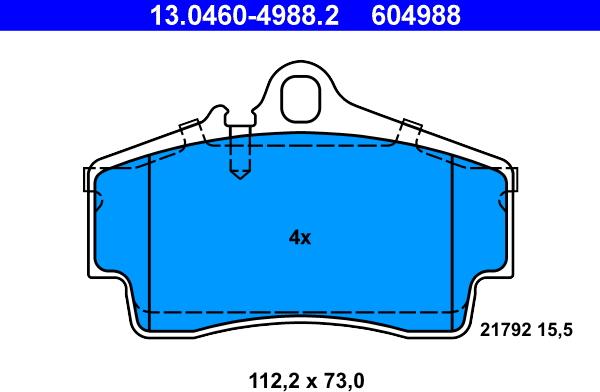 ATE 13.0460-4988.2 - Jarrupala, levyjarru inparts.fi