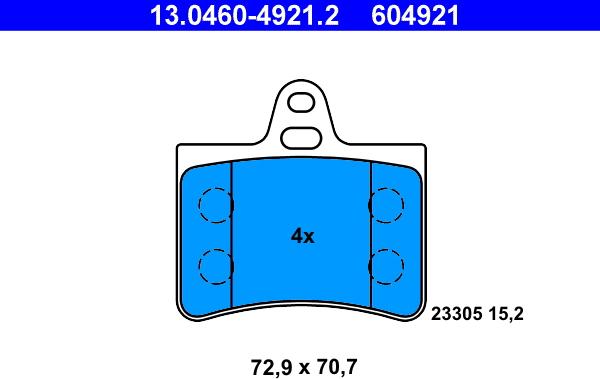 ATE 13.0460-4921.2 - Jarrupala, levyjarru inparts.fi