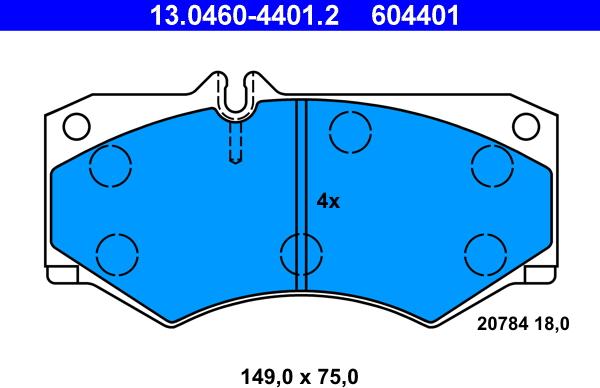 ATE 13.0460-4401.2 - Jarrupala, levyjarru inparts.fi