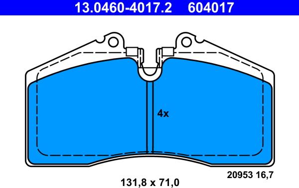 ATE 13.0460-4017.2 - Jarrupala, levyjarru inparts.fi