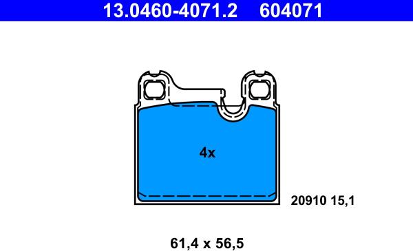 ATE 13.0460-4071.2 - Jarrupala, levyjarru inparts.fi