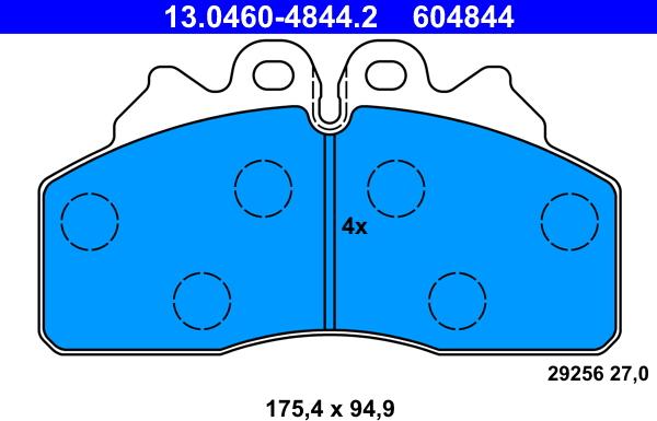 ATE 13.0460-4844.2 - Jarrupala, levyjarru inparts.fi