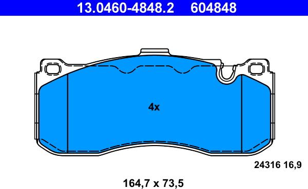 ATE 13.0460-4848.2 - Jarrupala, levyjarru inparts.fi