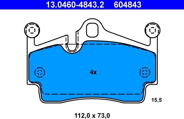 ATE 13.0460-4843.2 - Jarrupala, levyjarru inparts.fi