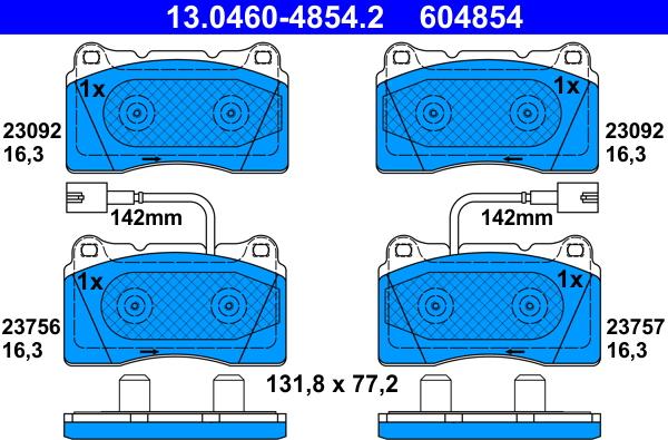 ATE 13.0460-4854.2 - Jarrupala, levyjarru inparts.fi