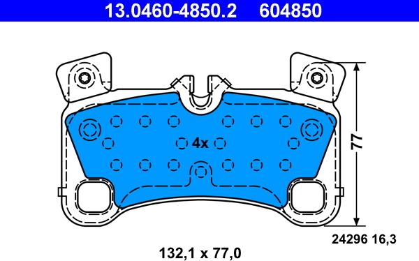 ATE 13.0460-4850.2 - Jarrupala, levyjarru inparts.fi