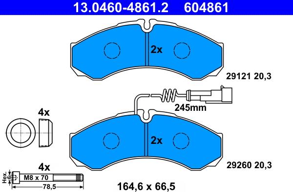 ATE 13.0460-4861.2 - Jarrupala, levyjarru inparts.fi