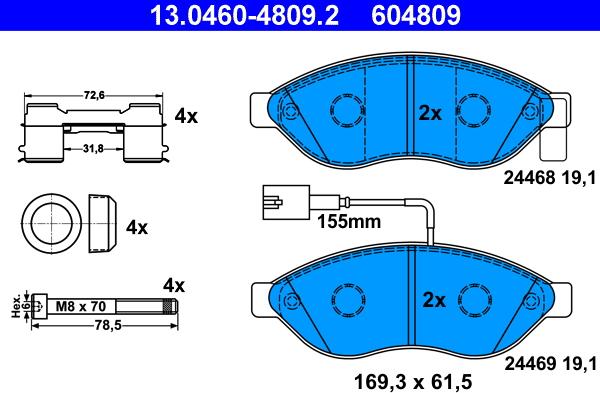 ATE 13.0460-4809.2 - Jarrupala, levyjarru inparts.fi