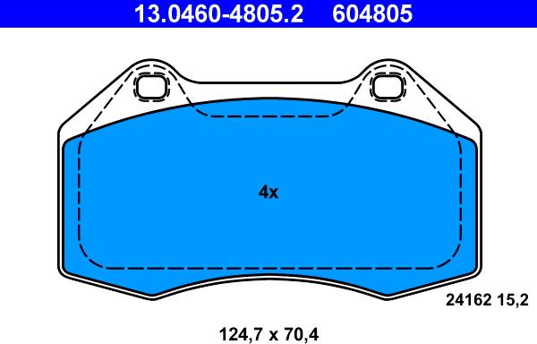 ATE 13.0460-4805.2 - Jarrupala, levyjarru inparts.fi