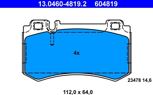 ATE 13.0460-4819.2 - Jarrupala, levyjarru inparts.fi