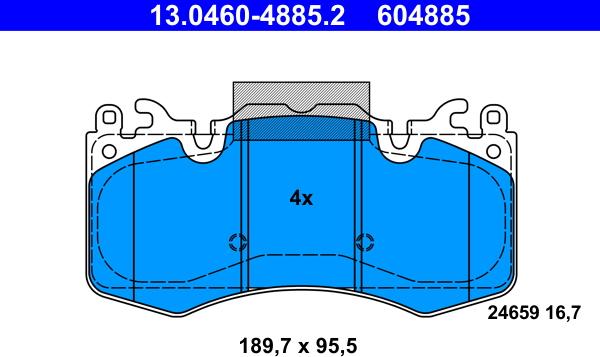 ATE 13.0460-4885.2 - Jarrupala, levyjarru inparts.fi