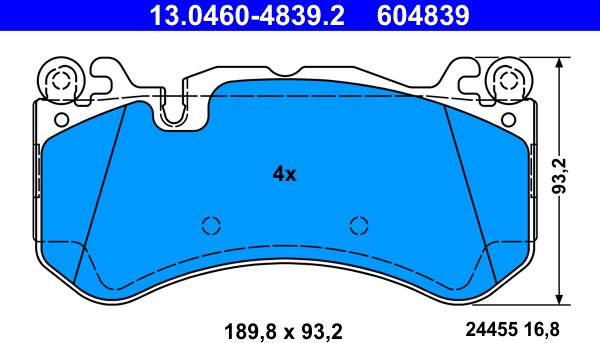 ATE 13.0460-4839.2 - Jarrupala, levyjarru inparts.fi