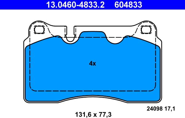 ATE 13.0460-4833.2 - Jarrupala, levyjarru inparts.fi