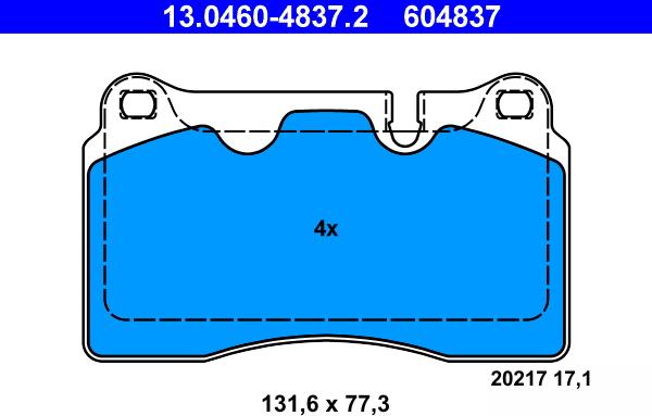 ATE 13.0460-4837.2 - Jarrupala, levyjarru inparts.fi