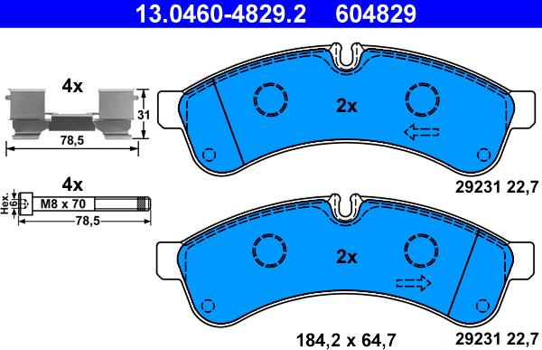 ATE 13.0460-4829.2 - Jarrupala, levyjarru inparts.fi