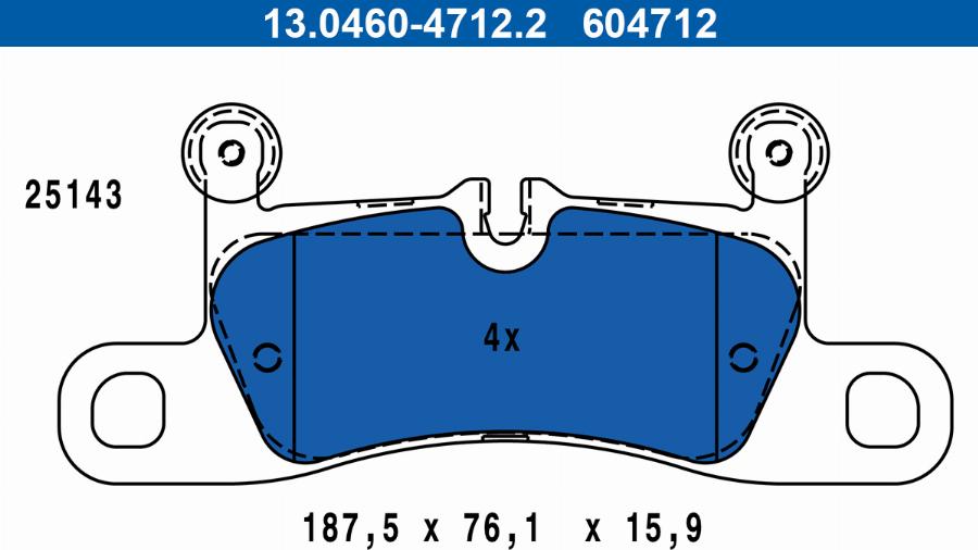 ATE 13.0460-4712.2 - Jarrupala, levyjarru inparts.fi