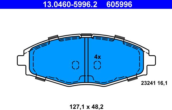 ATE 13.0460-5996.2 - Jarrupala, levyjarru inparts.fi