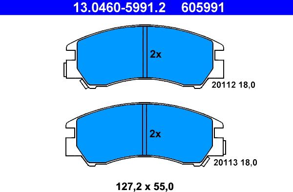 ATE 13.0460-5991.2 - Jarrupala, levyjarru inparts.fi