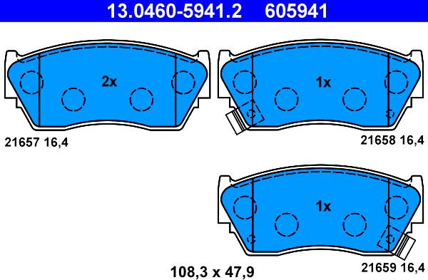 ATE 13.0460-5941.2 - Jarrupala, levyjarru inparts.fi