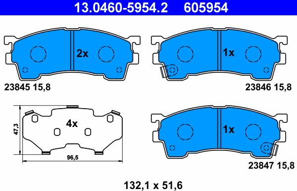 ATE 13.0460-5954.2 - Jarrupala, levyjarru inparts.fi