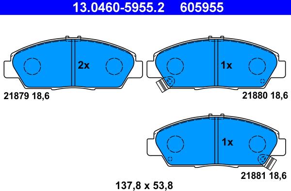 ATE 13.0460-5955.2 - Jarrupala, levyjarru inparts.fi