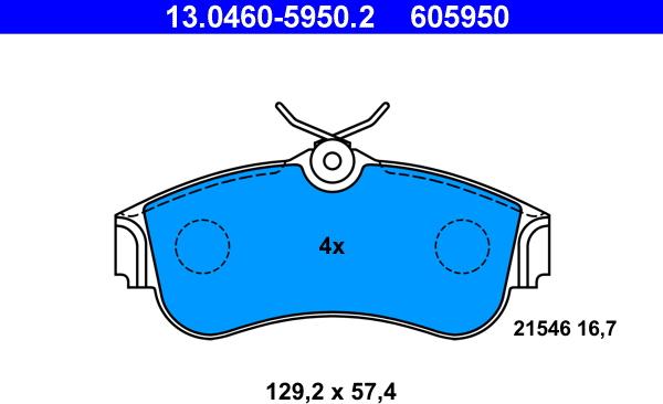 ATE 13.0460-5950.2 - Jarrupala, levyjarru inparts.fi