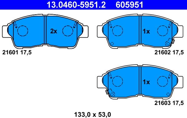 ATE 13.0460-5951.2 - Jarrupala, levyjarru inparts.fi