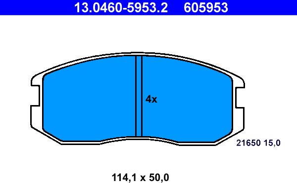 ATE 13.0460-5953.2 - Jarrupala, levyjarru inparts.fi