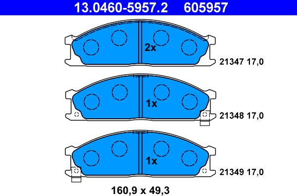 ATE 13.0460-5957.2 - Jarrupala, levyjarru inparts.fi