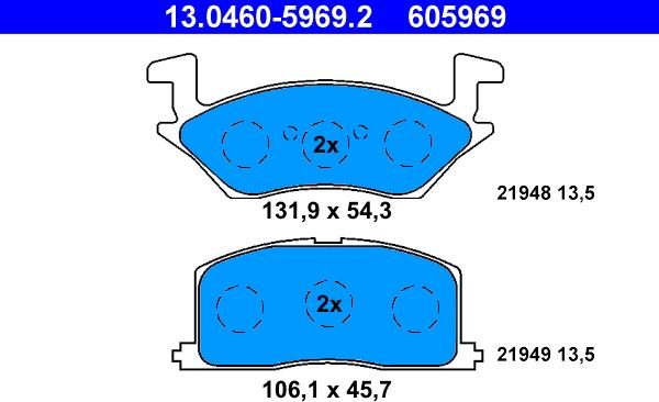 ATE 13.0460-5969.2 - Jarrupala, levyjarru inparts.fi