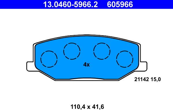 ATE 13.0460-5966.2 - Jarrupala, levyjarru inparts.fi