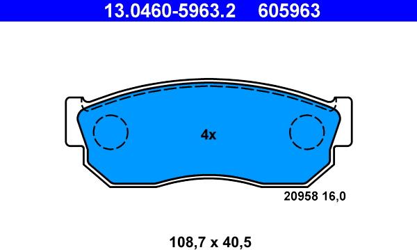 ATE 13.0460-5963.2 - Jarrupala, levyjarru inparts.fi