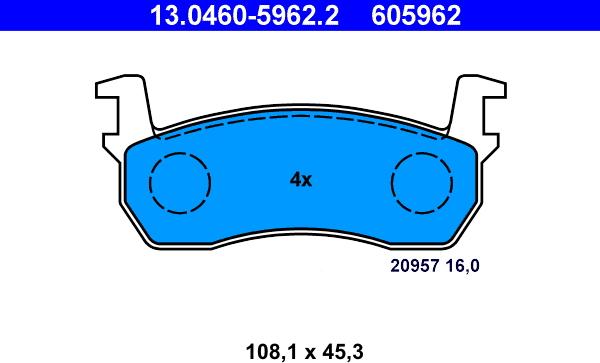 ATE 13.0460-5962.2 - Jarrupala, levyjarru inparts.fi