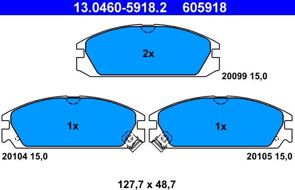 ATE 13.0460-5918.2 - Jarrupala, levyjarru inparts.fi